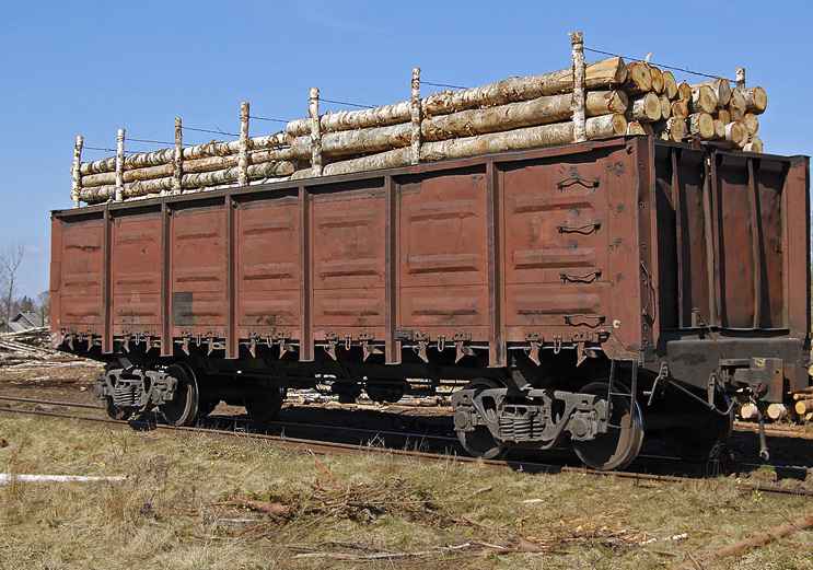 Перевозка ЛЕСА вагонами из Североуральска в Тюмень
